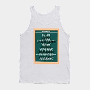 Algebraic Formulas Tank Top